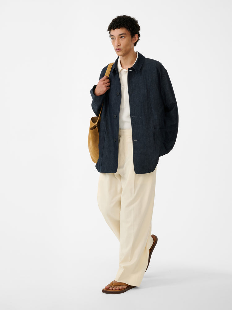 Pull Pant in Antique White - Studio Nicholson