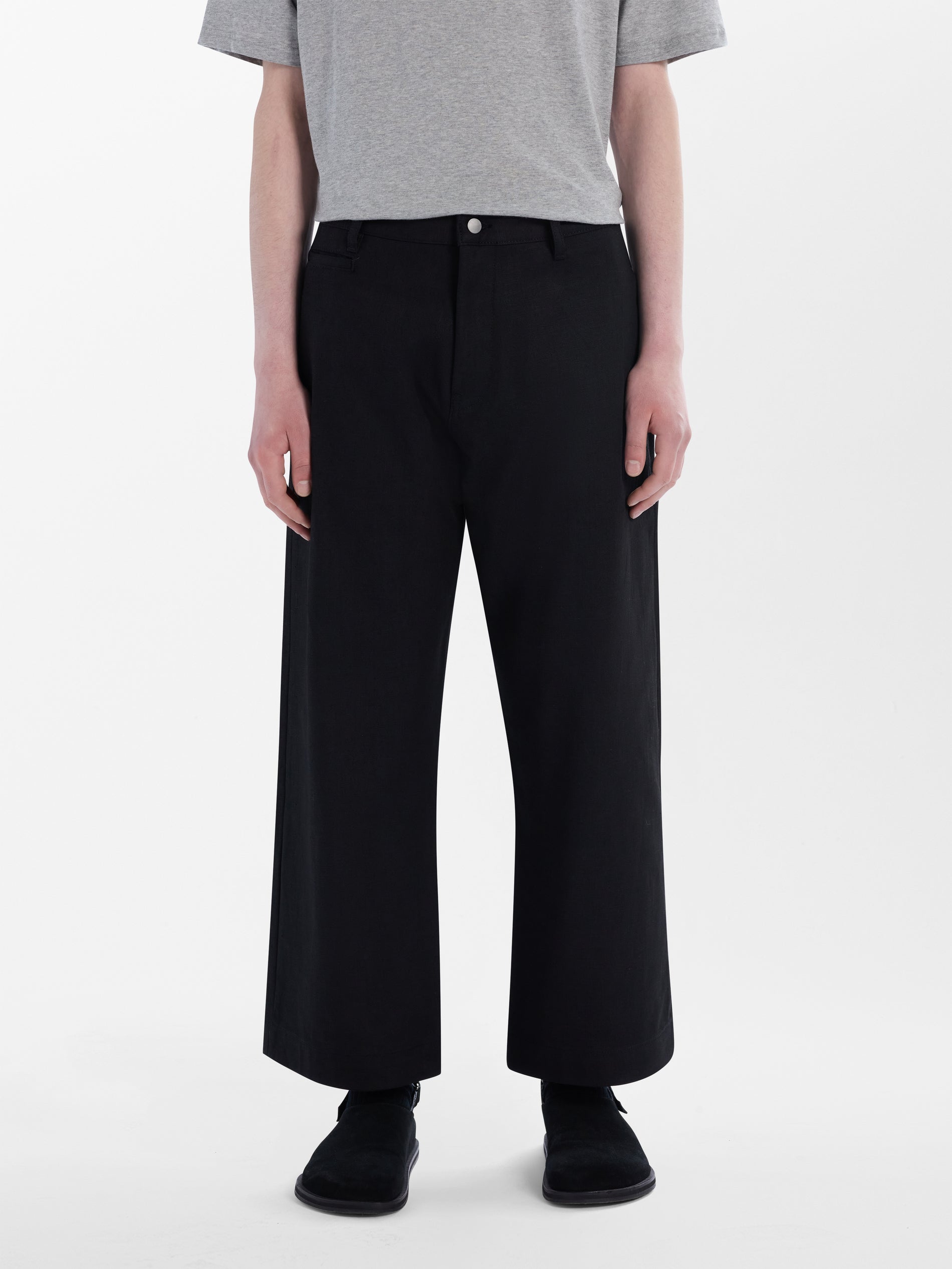 Pyad Selvedge Denim Pant in Black - Studio Nicholson