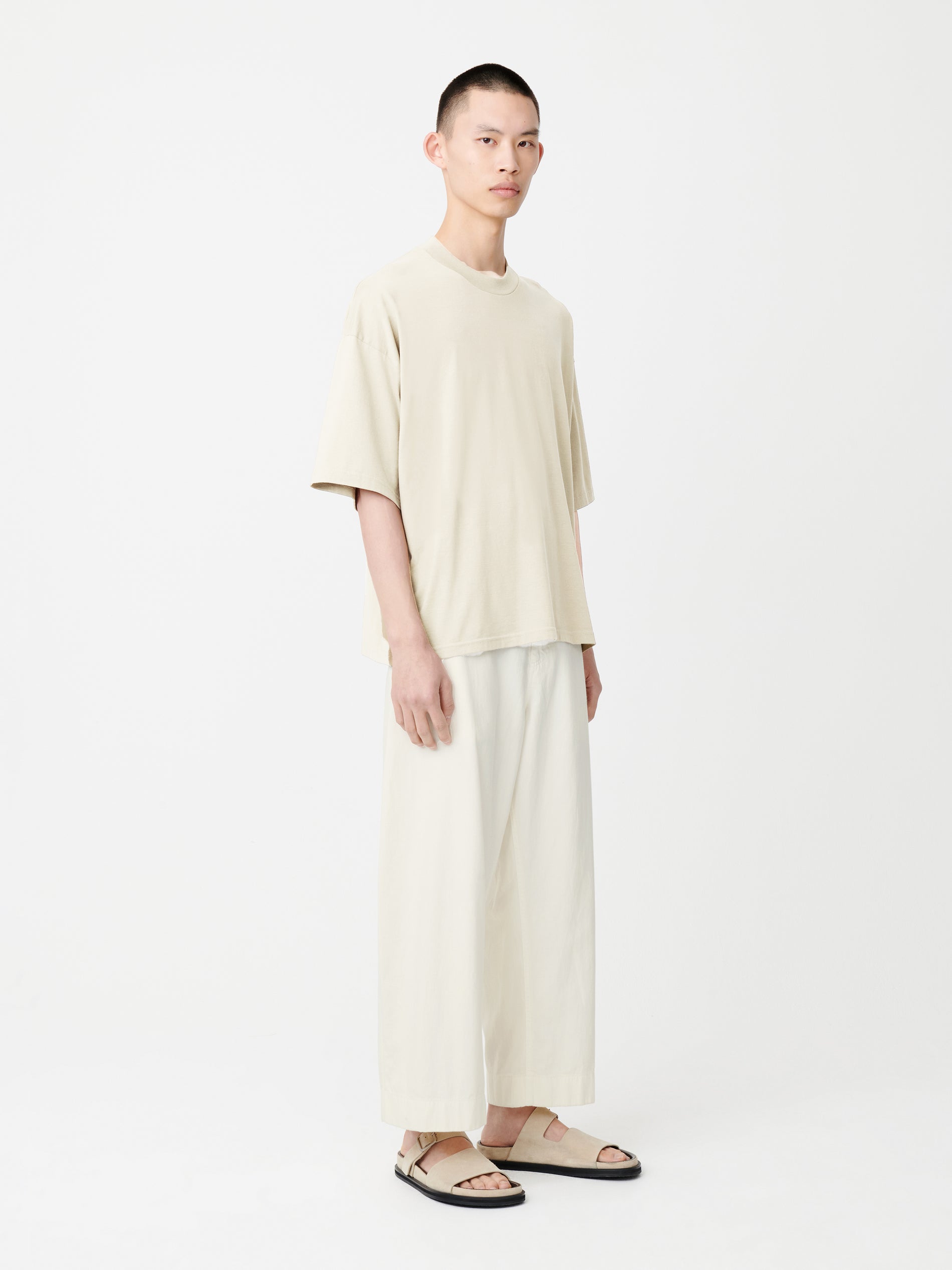 Piu T-shirt in Parchment - Studio Nicholson