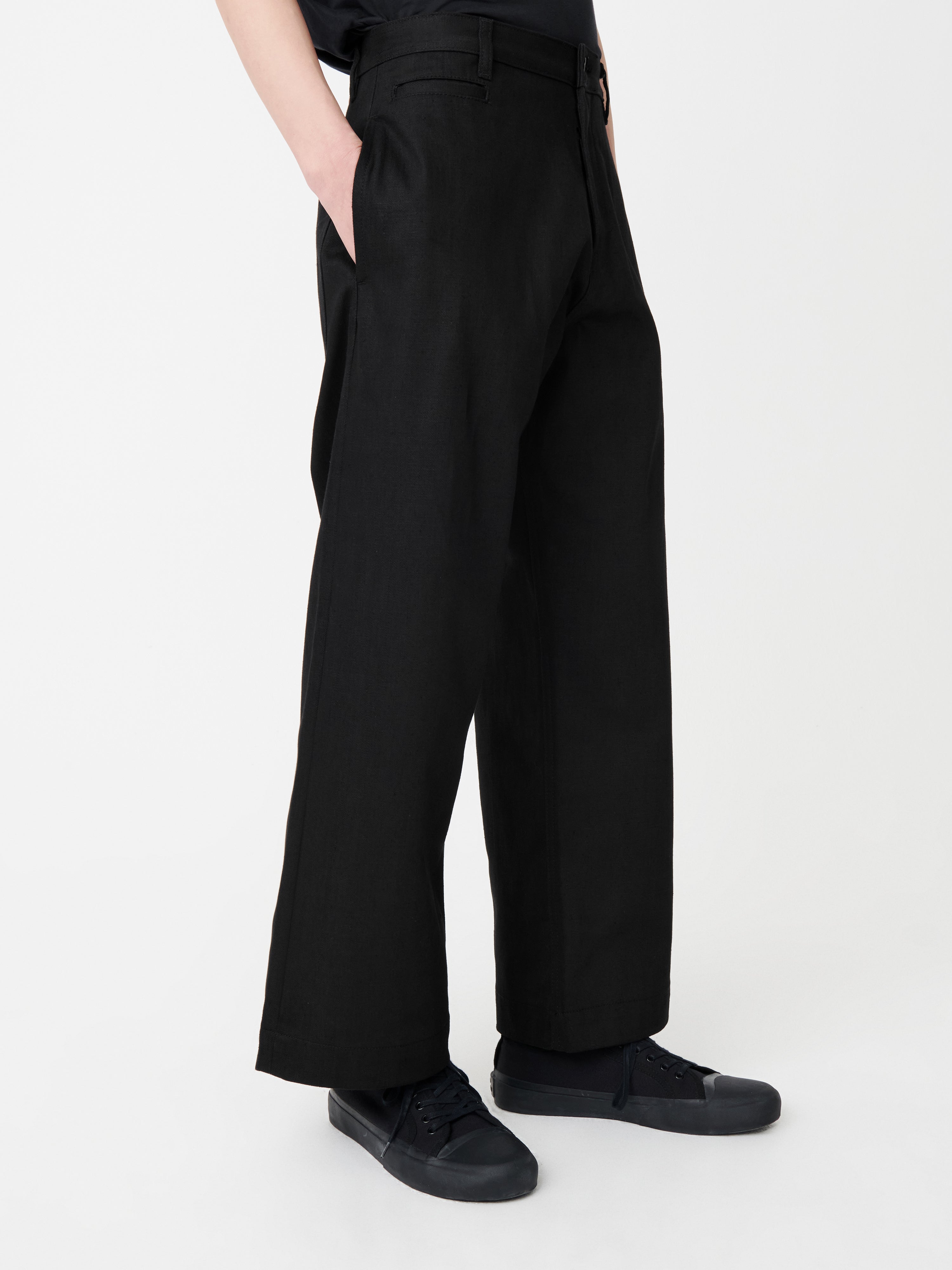パンツ STUDIO NICHOLSON PYAD - DENIM PANT STUDIO NICHOLSON (スタジオニコルソン) PYAD SELVEDGE DENIM