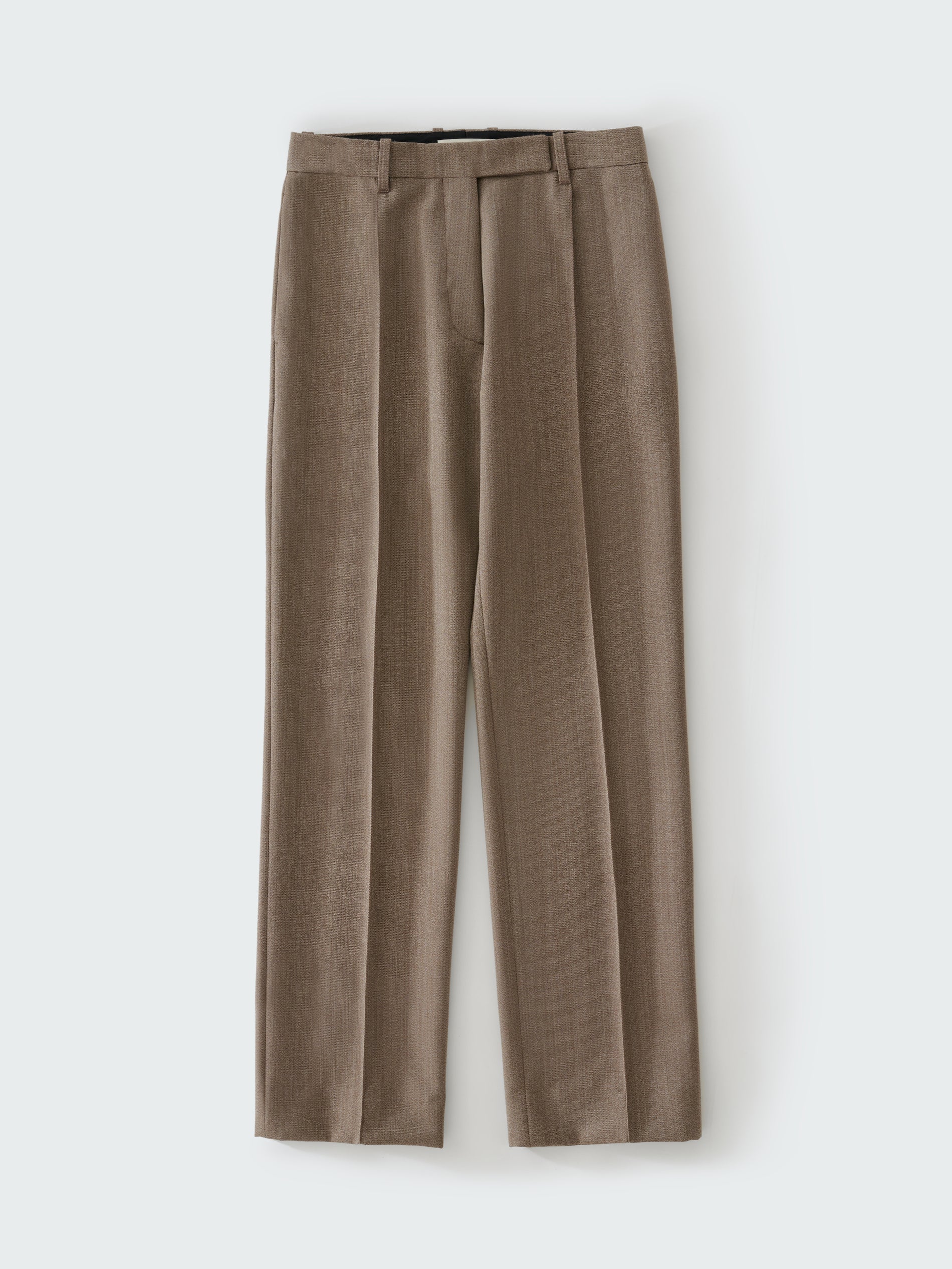 Quarte Tailored Pant in Bark Melange