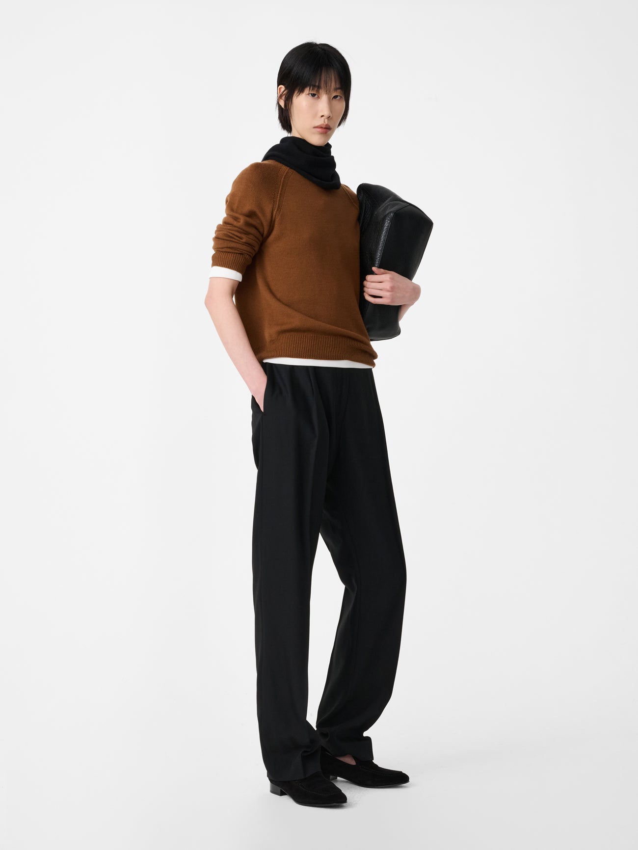 Quarte Tailored Pant in Black