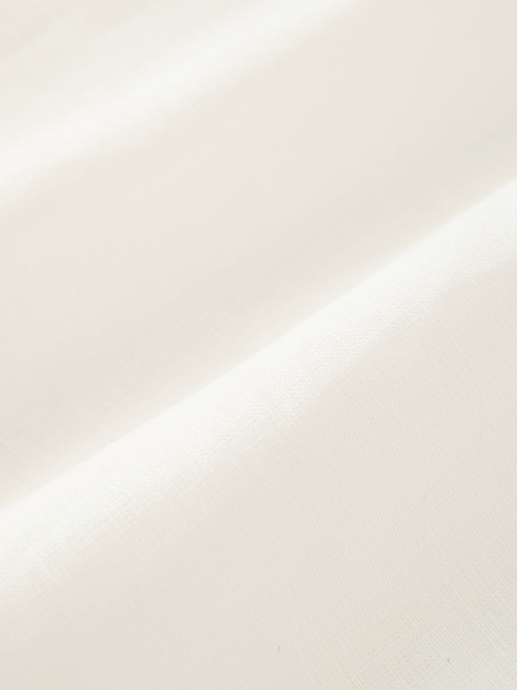 Rafe Linen Shirt in Milk