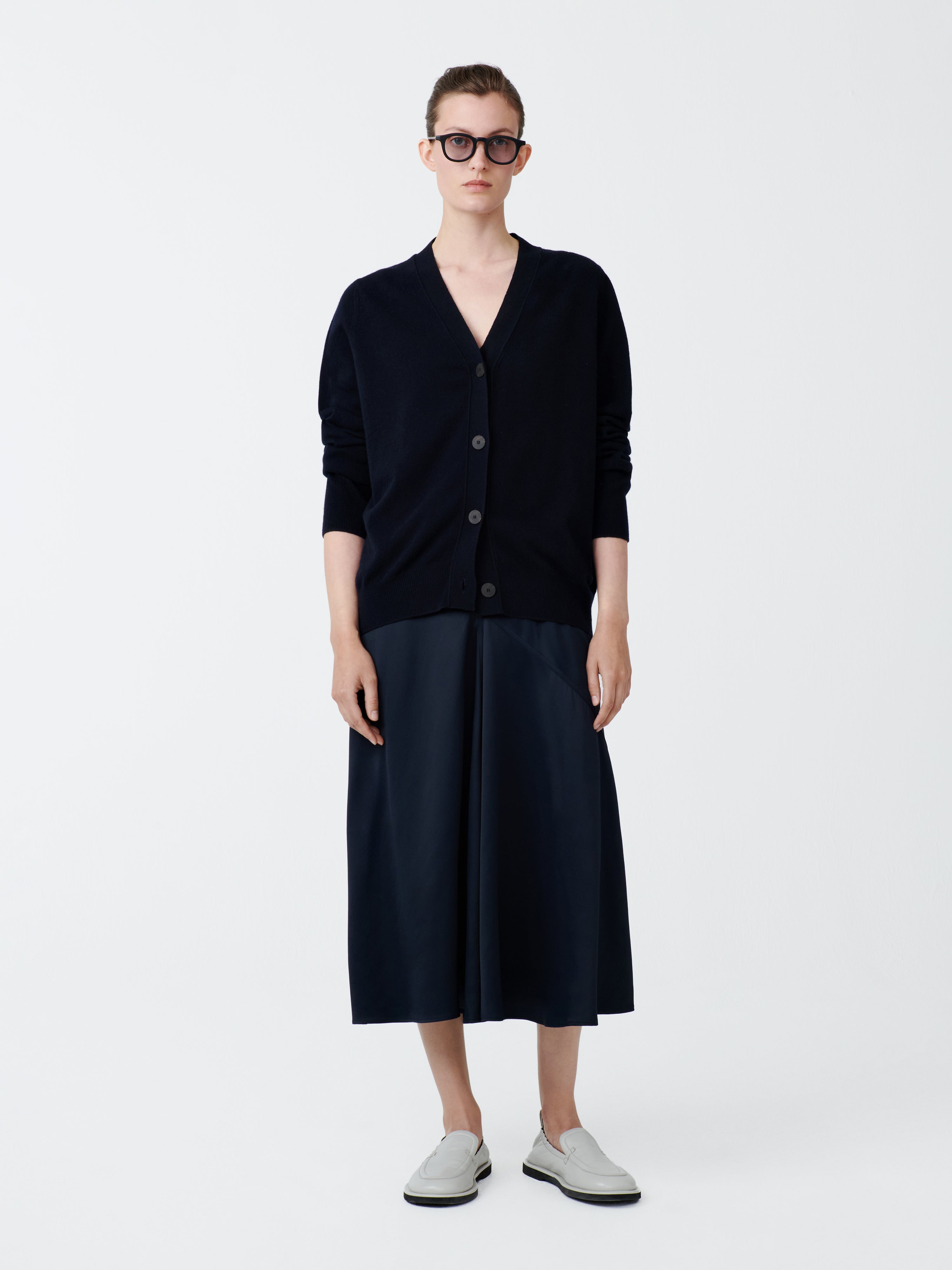 Rall Knit in Darkest Navy | Knitted Cardigan | Studio Nicholson