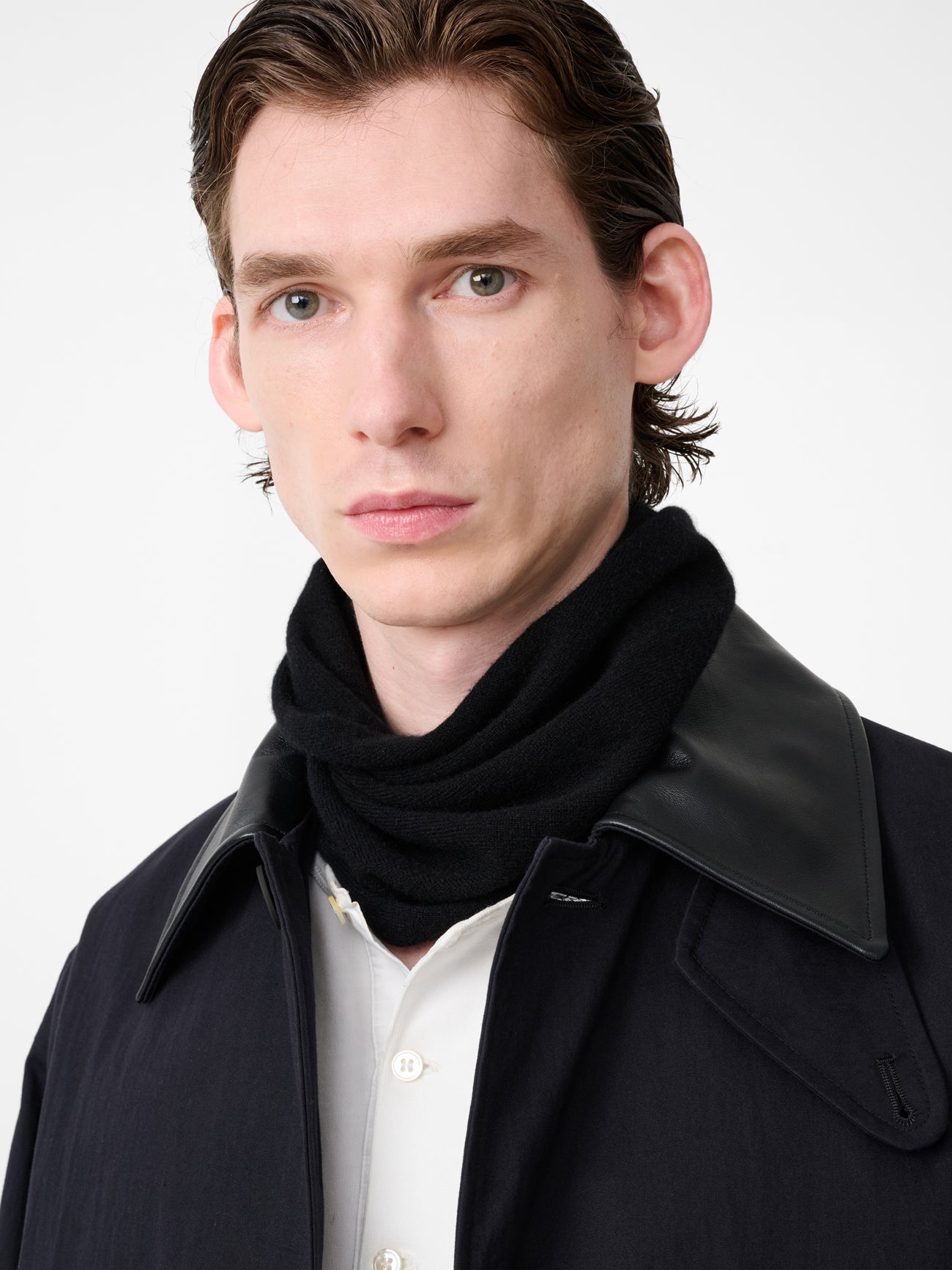Revere Trench Coat in Darkest Navy