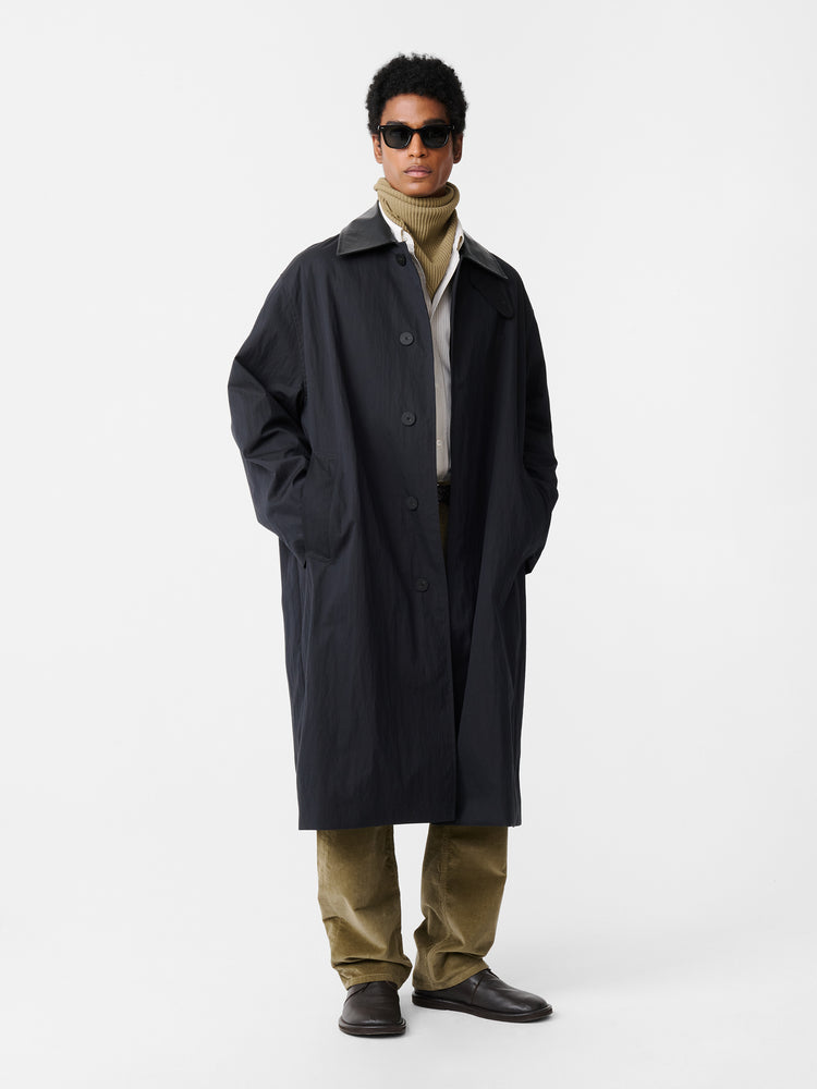 Revere Coat in Washed Black