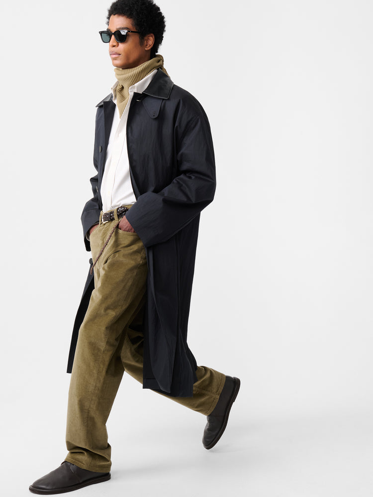 Revere Coat in Washed Black