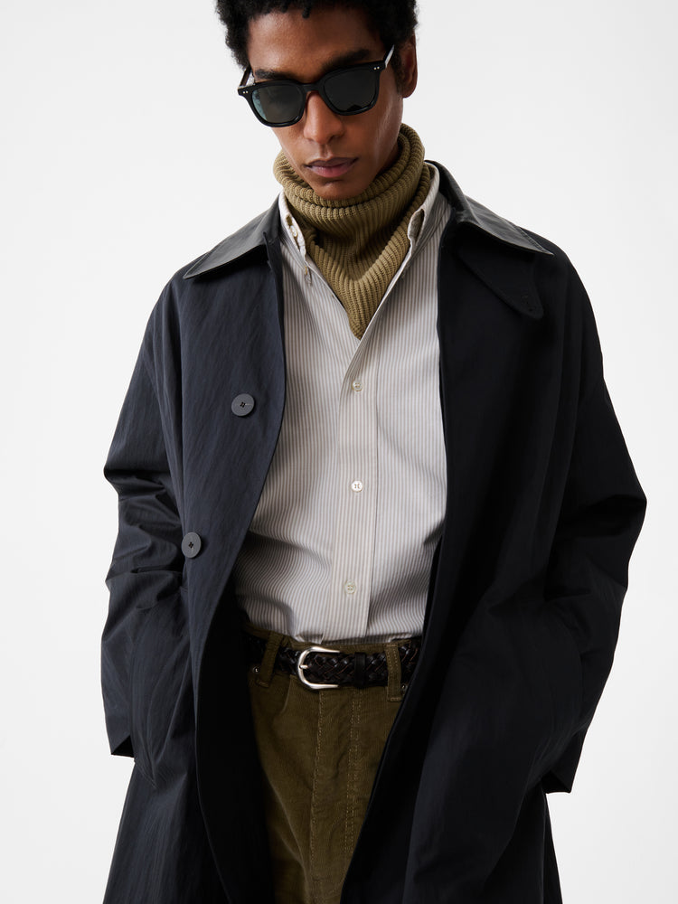 Revere Coat in Washed Black