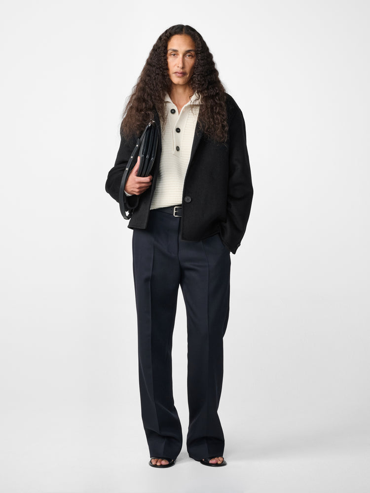 Rhine Wool Jacket in Black