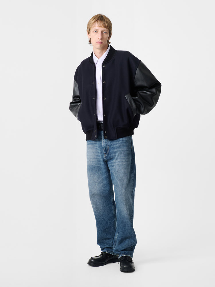 Riso Denim Pant in Worn Wash Indigo