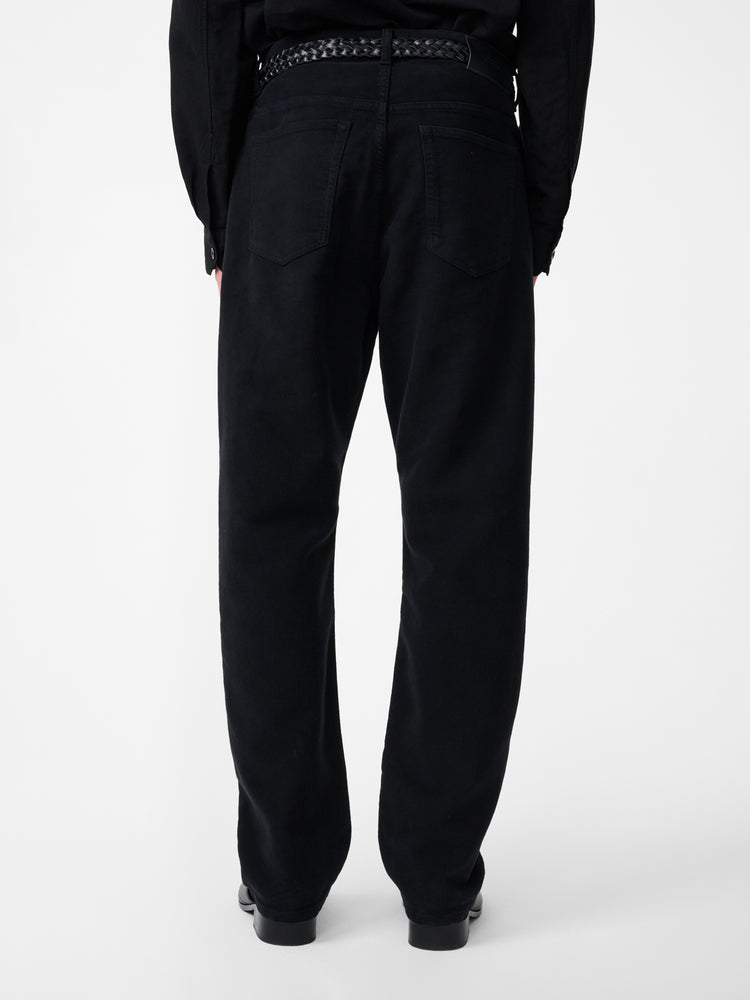 Riso Moleskin Straight Leg Pant Black