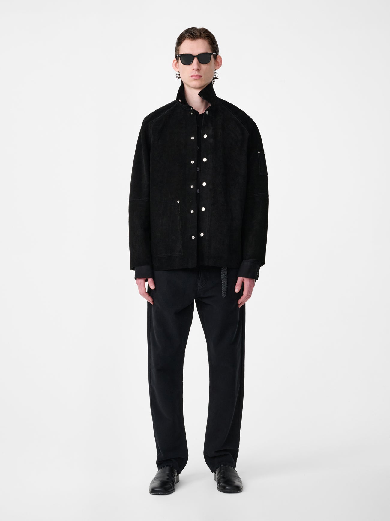 Riso Moleskin Straight Leg Pant in Black