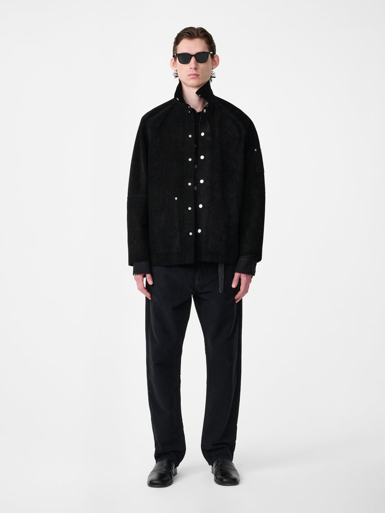 Riso Moleskin Straight Leg Pant Black