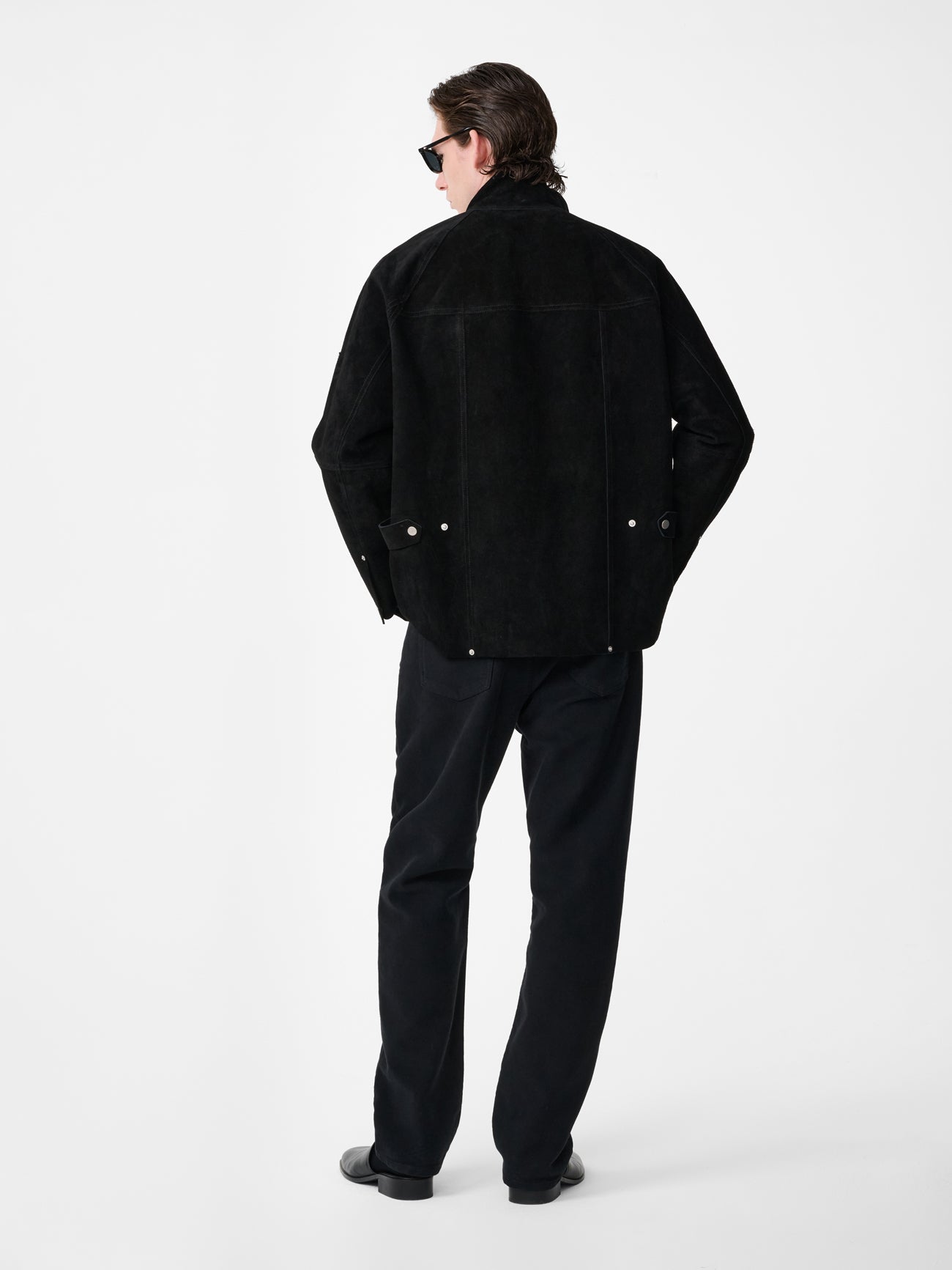 Riso Moleskin Straight Leg Pant in Black