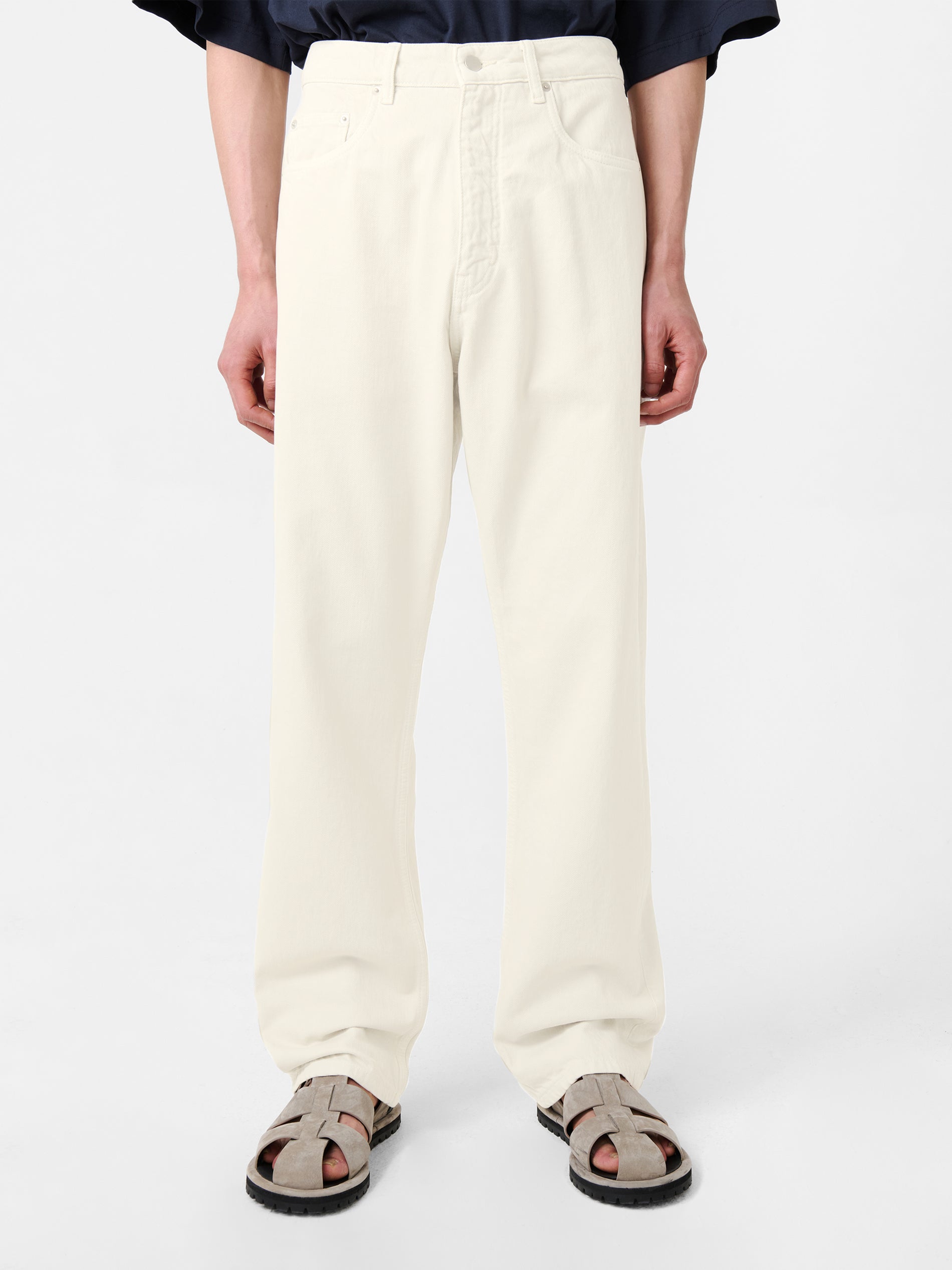 Riso Denim Pant in Parchment - Studio Nicholson