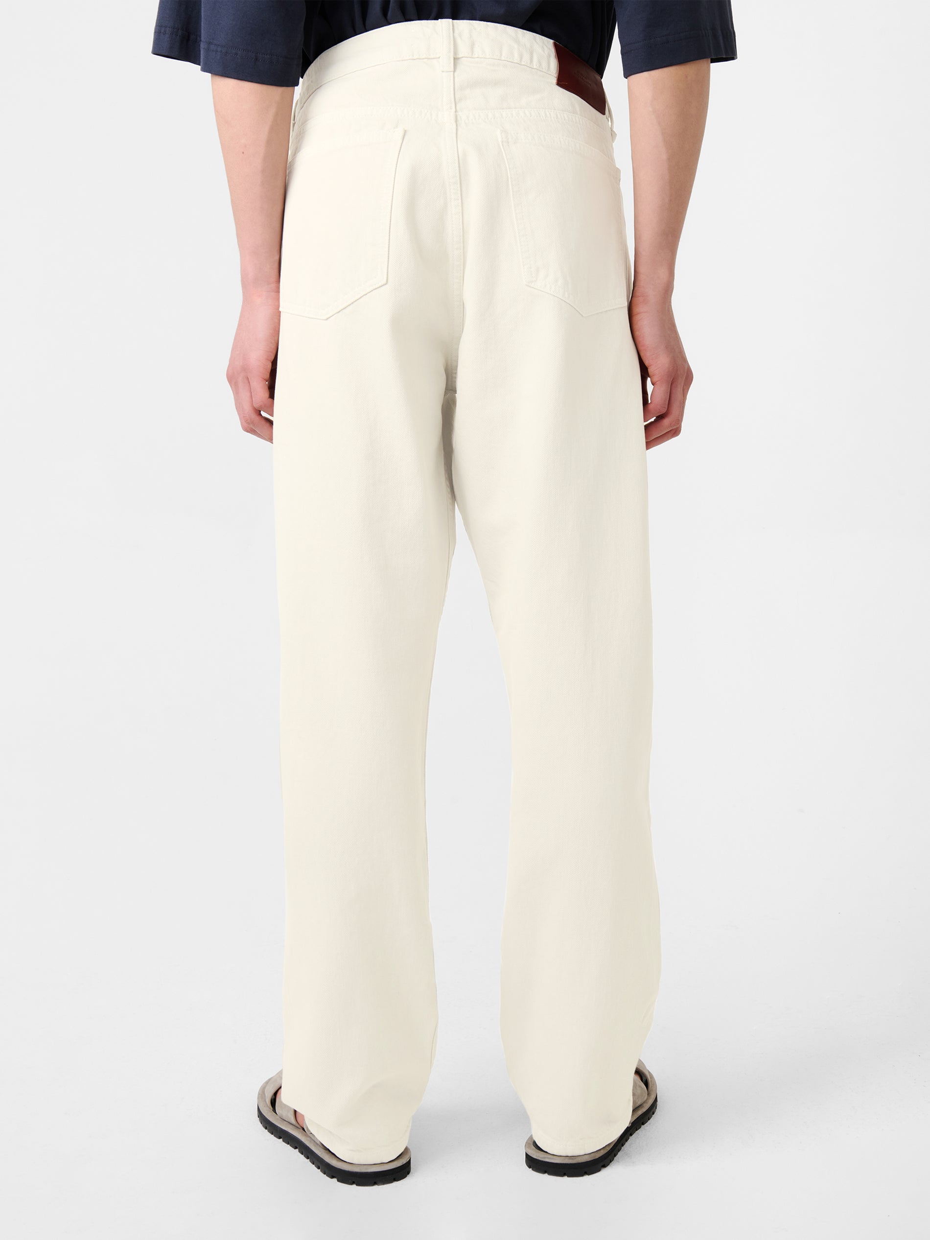 Riso Denim Pant in Parchment - Studio Nicholson