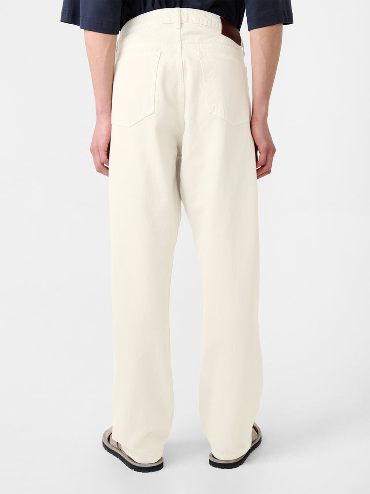 Riso Denim Pant in Parchment