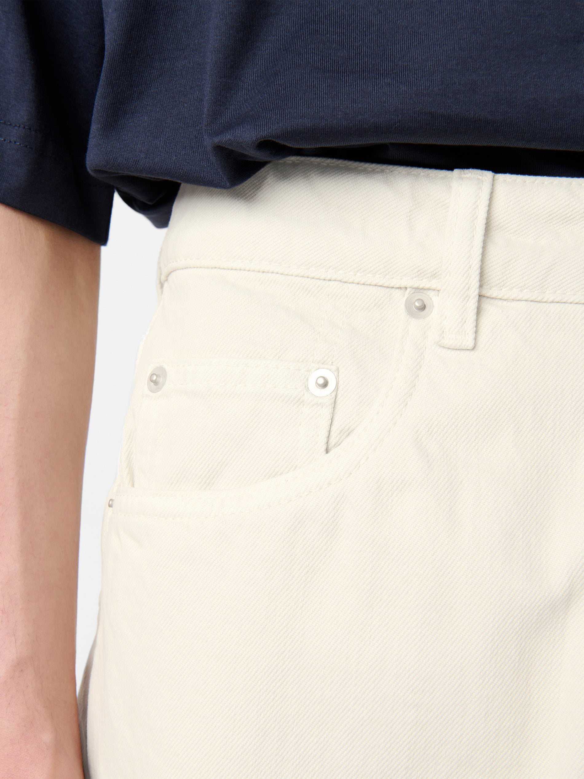 Riso Denim Pant in Parchment - Studio Nicholson