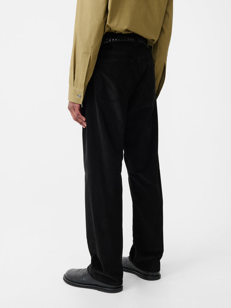 Riso Corduroy Pant in Black