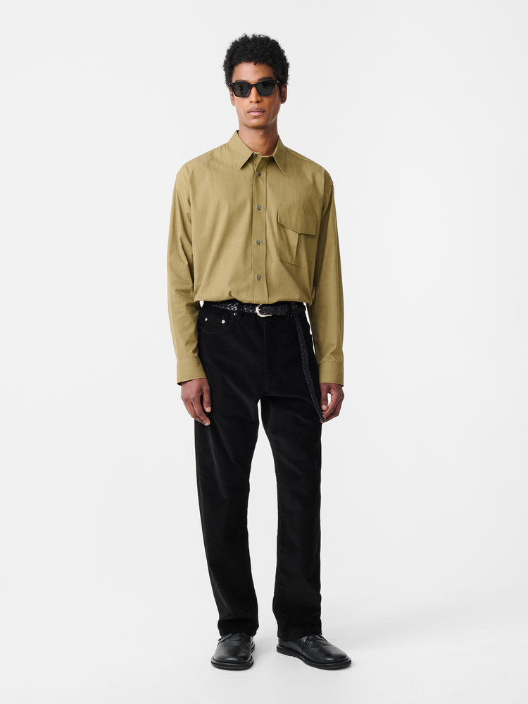 Riso Corduroy Pant in Black