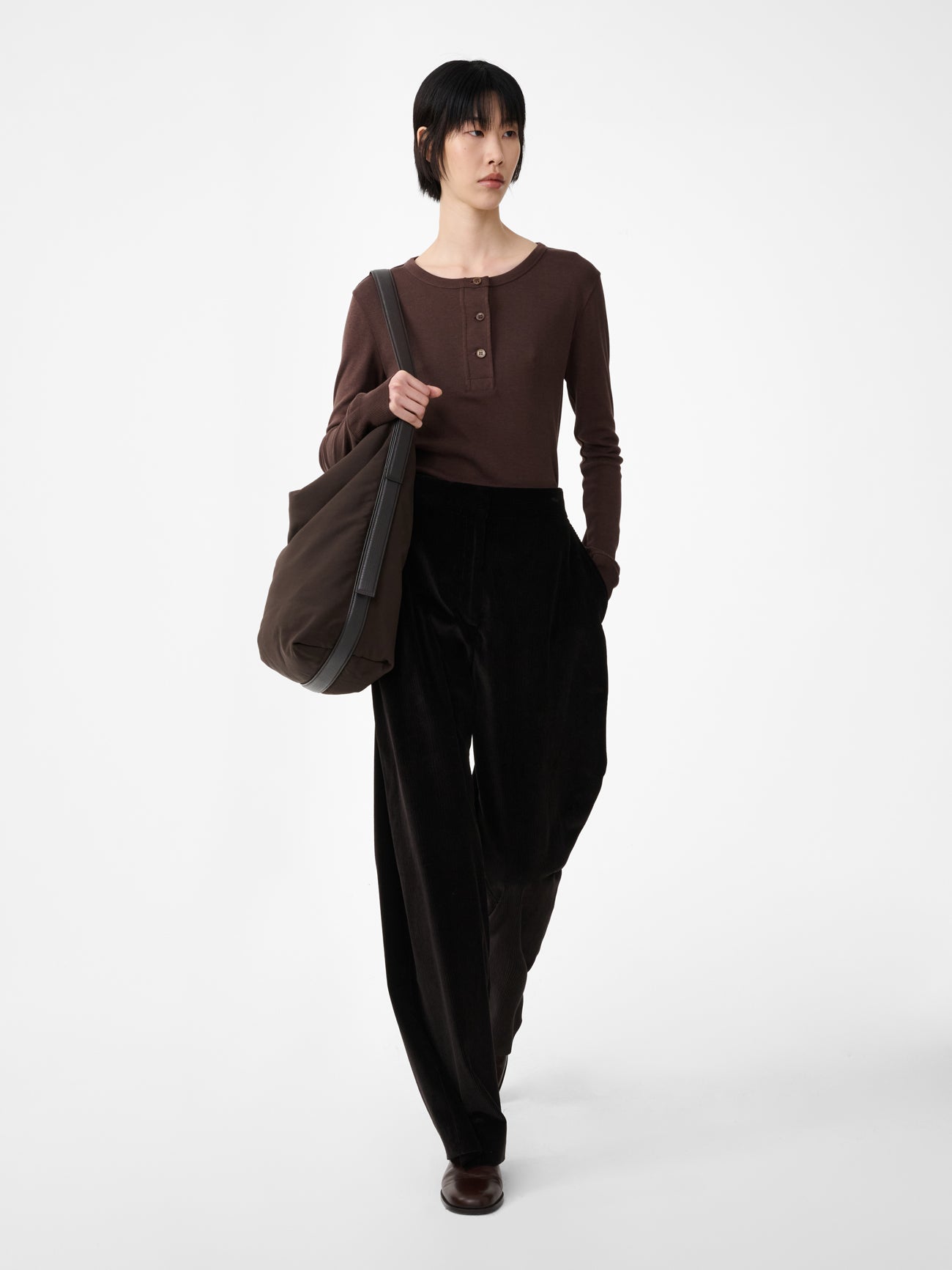 Roane Jersey in Espresso