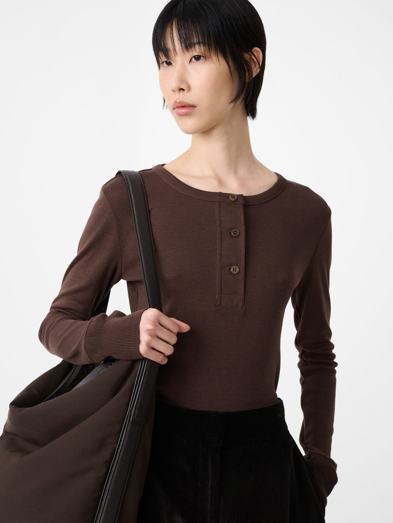 Roane Jersey in Espresso