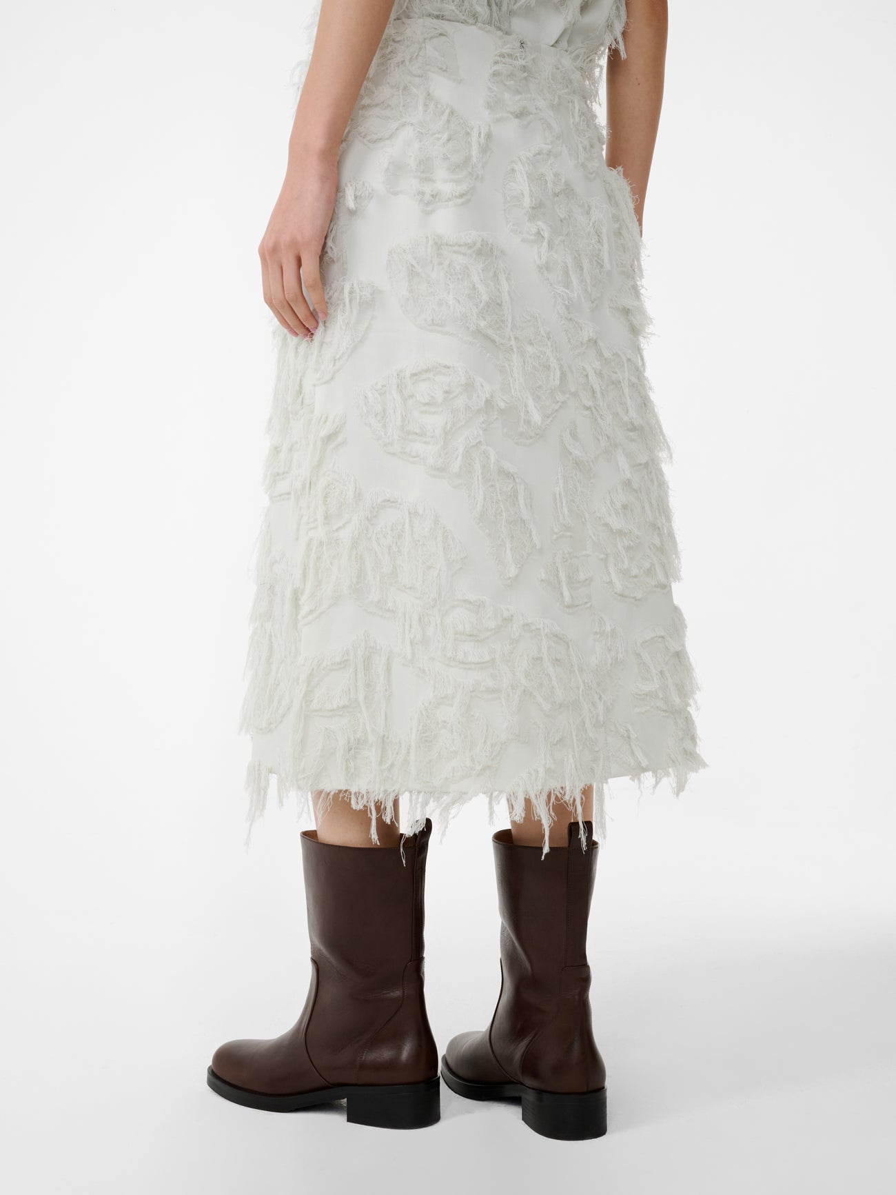 Roeper Skirt in Bone - Studio Nicholson