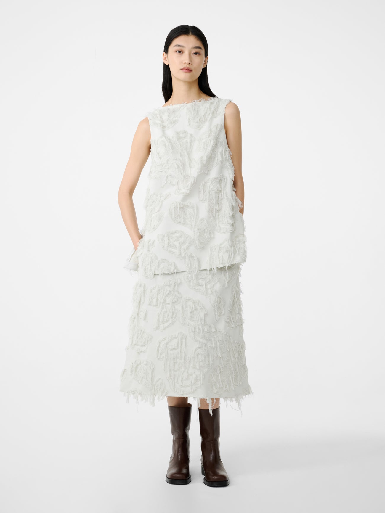 Mager Top in Bone - Studio Nicholson