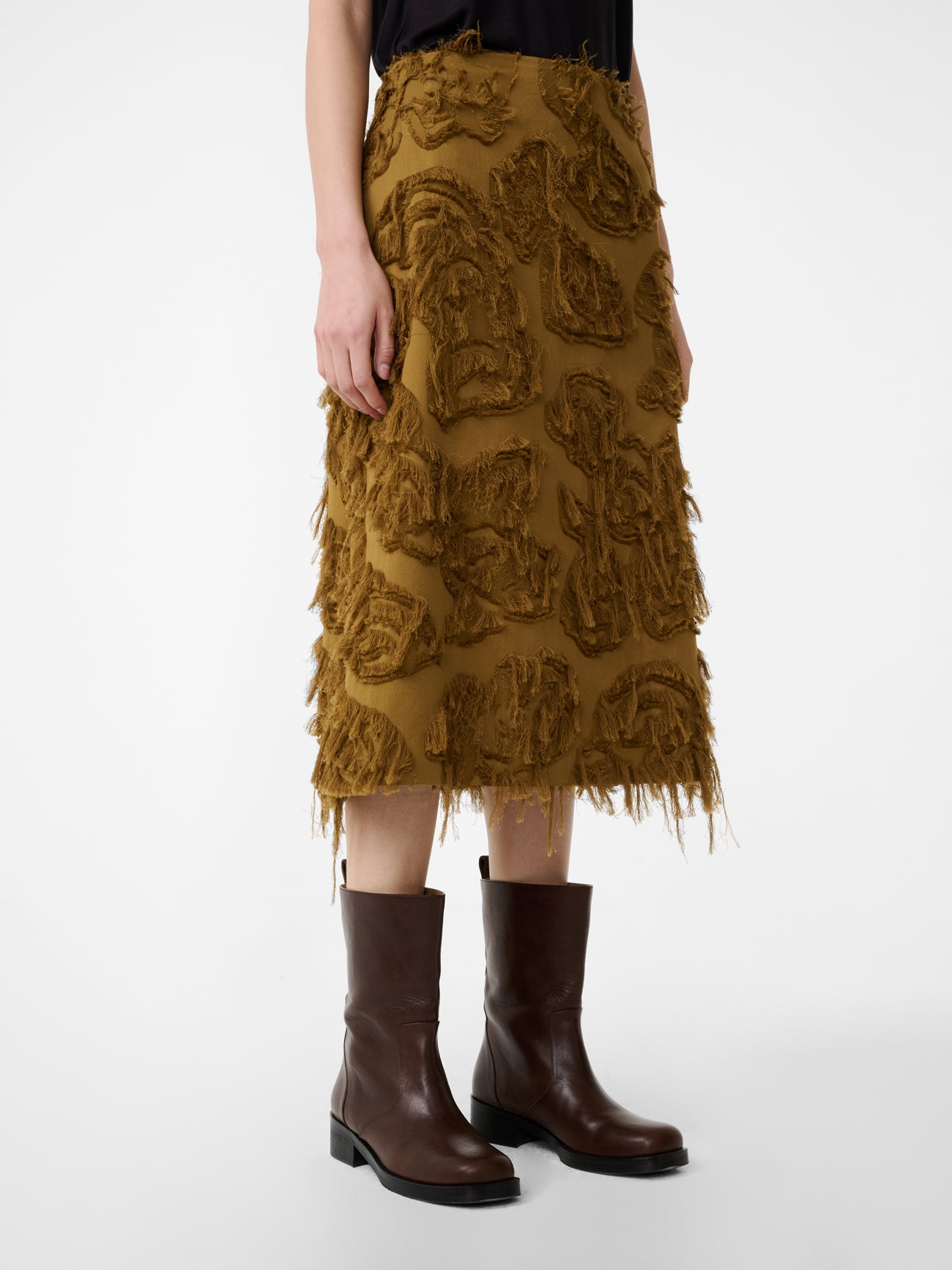 Roeper Skirt in Mustard - Studio Nicholson