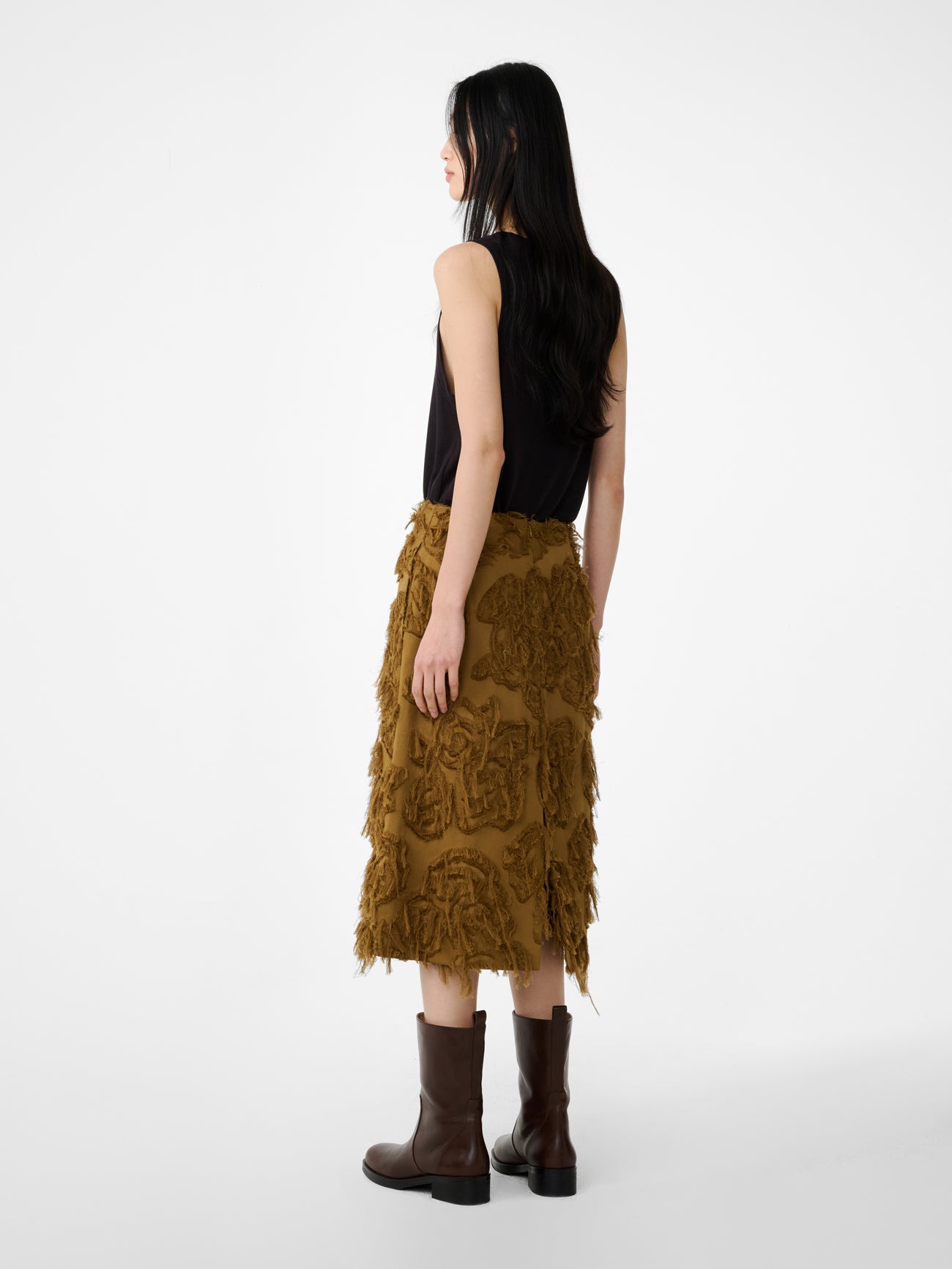 Roeper Skirt in Mustard - Studio Nicholson
