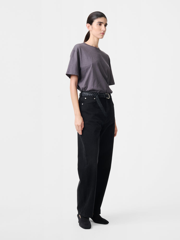 Rond T-Shirt in Thunder