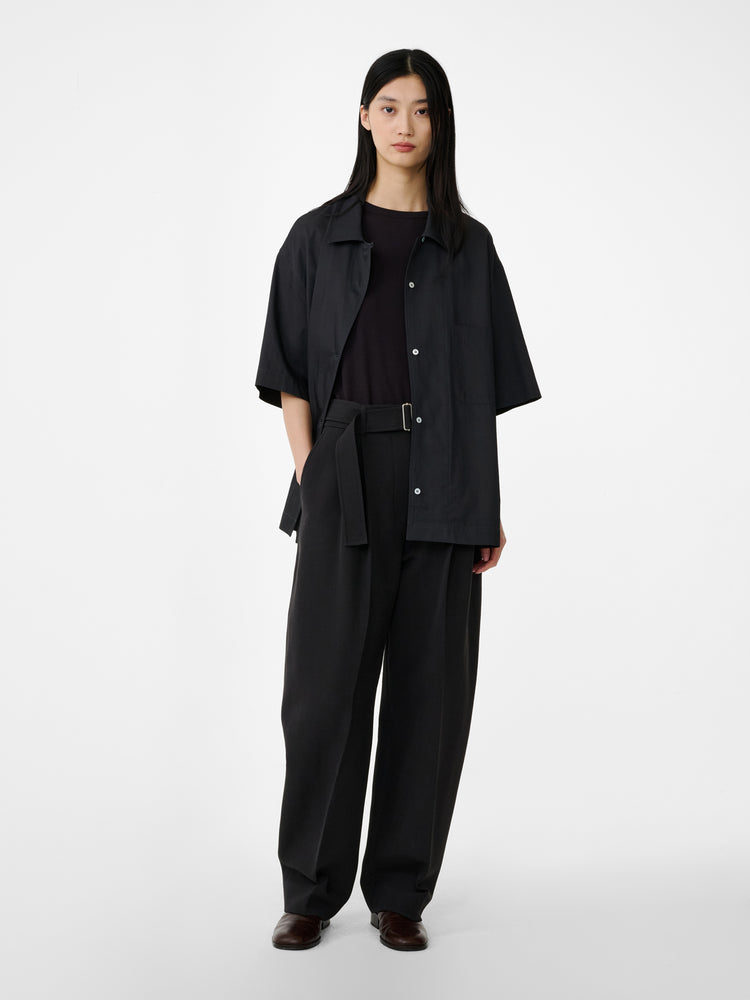 Rond T-Shirt in Black Grape - Studio Nicholson