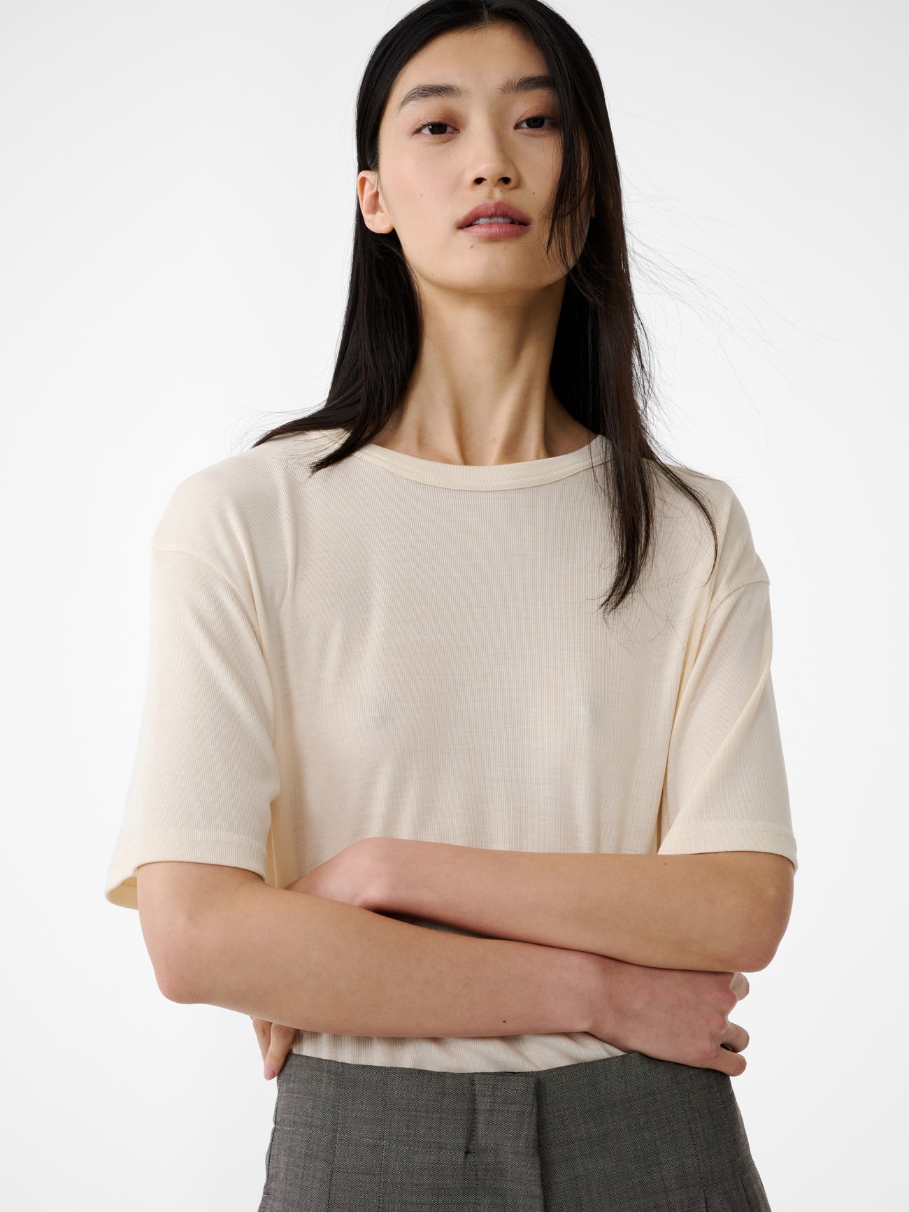 Rond T-Shirt in Canvas - Studio Nicholson