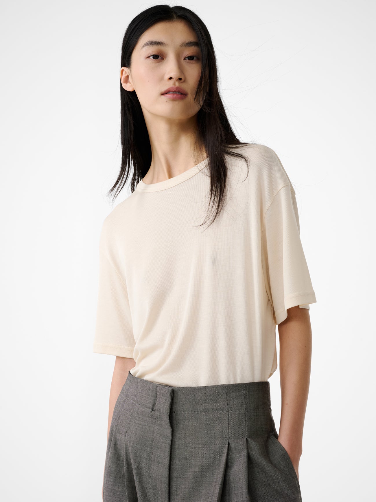 Rond T-Shirt in Canvas - Studio Nicholson