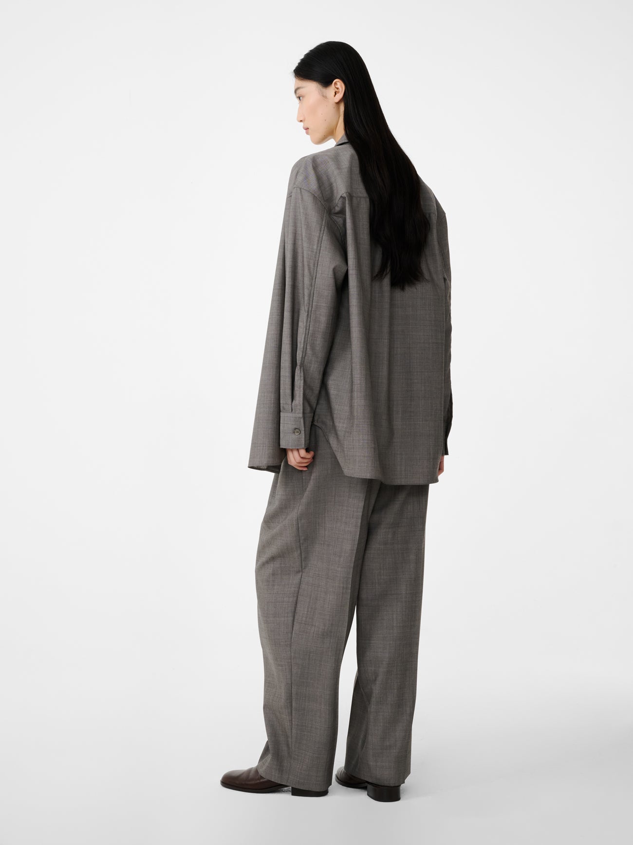 Rouen Shirt in Warm Grey