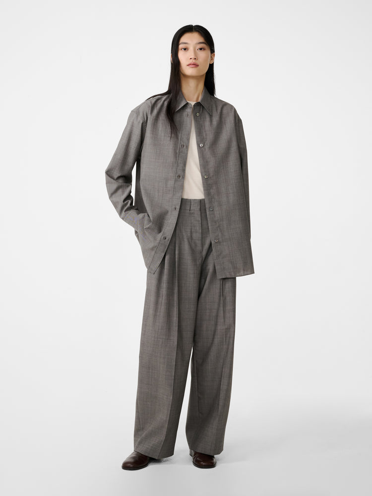 Rouen Shirt in Warm Grey