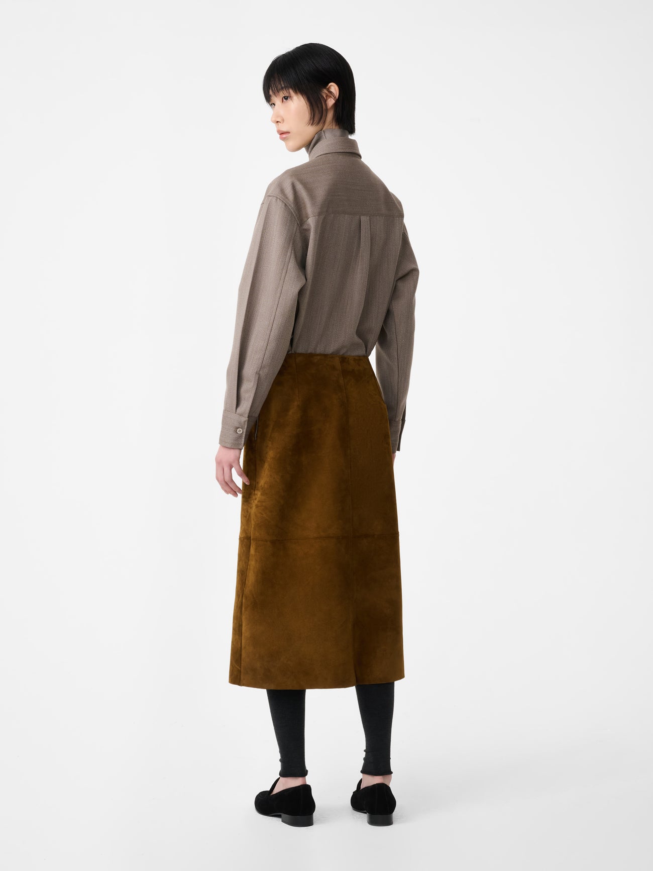 Rouen Shirt in Bark Melange