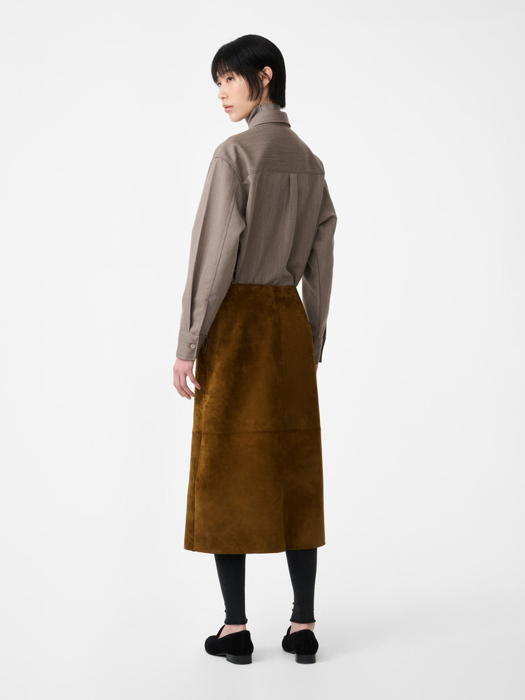 Rouen Shirt in Bark Melange