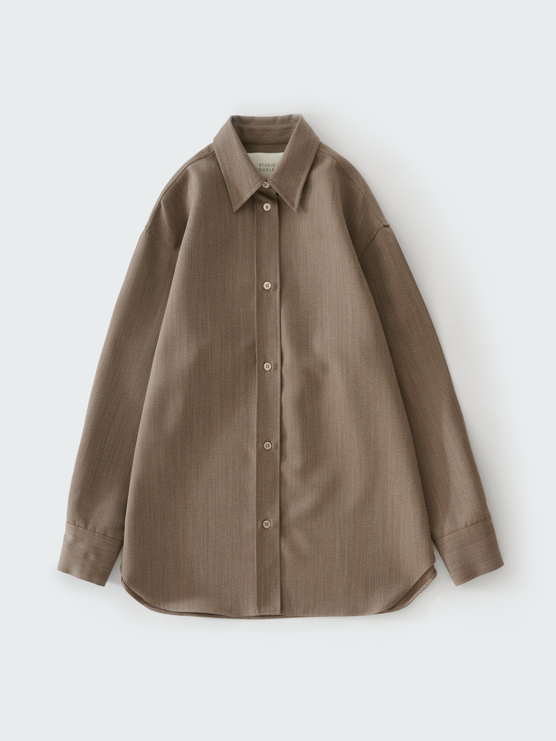 Rouen Shirt in Bark Melange