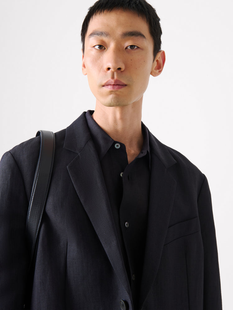 Roversi Jacket in Darkest Navy