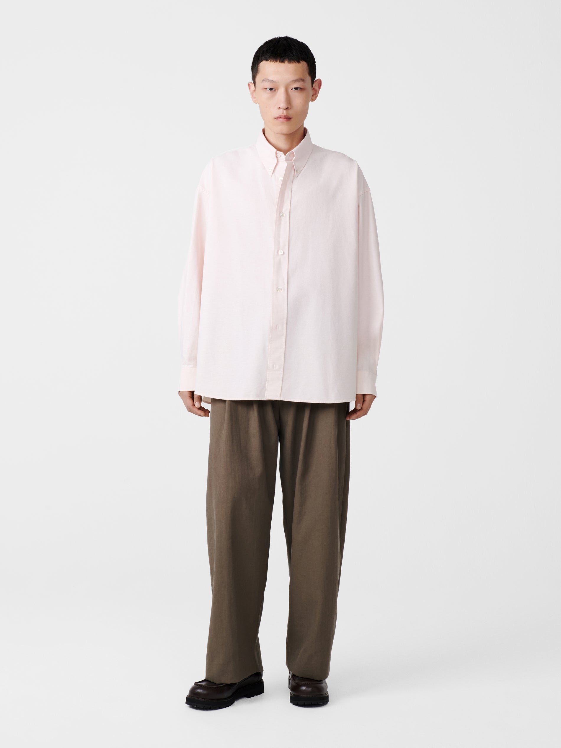Ruskin Shirt in Plaster - Studio Nicholson