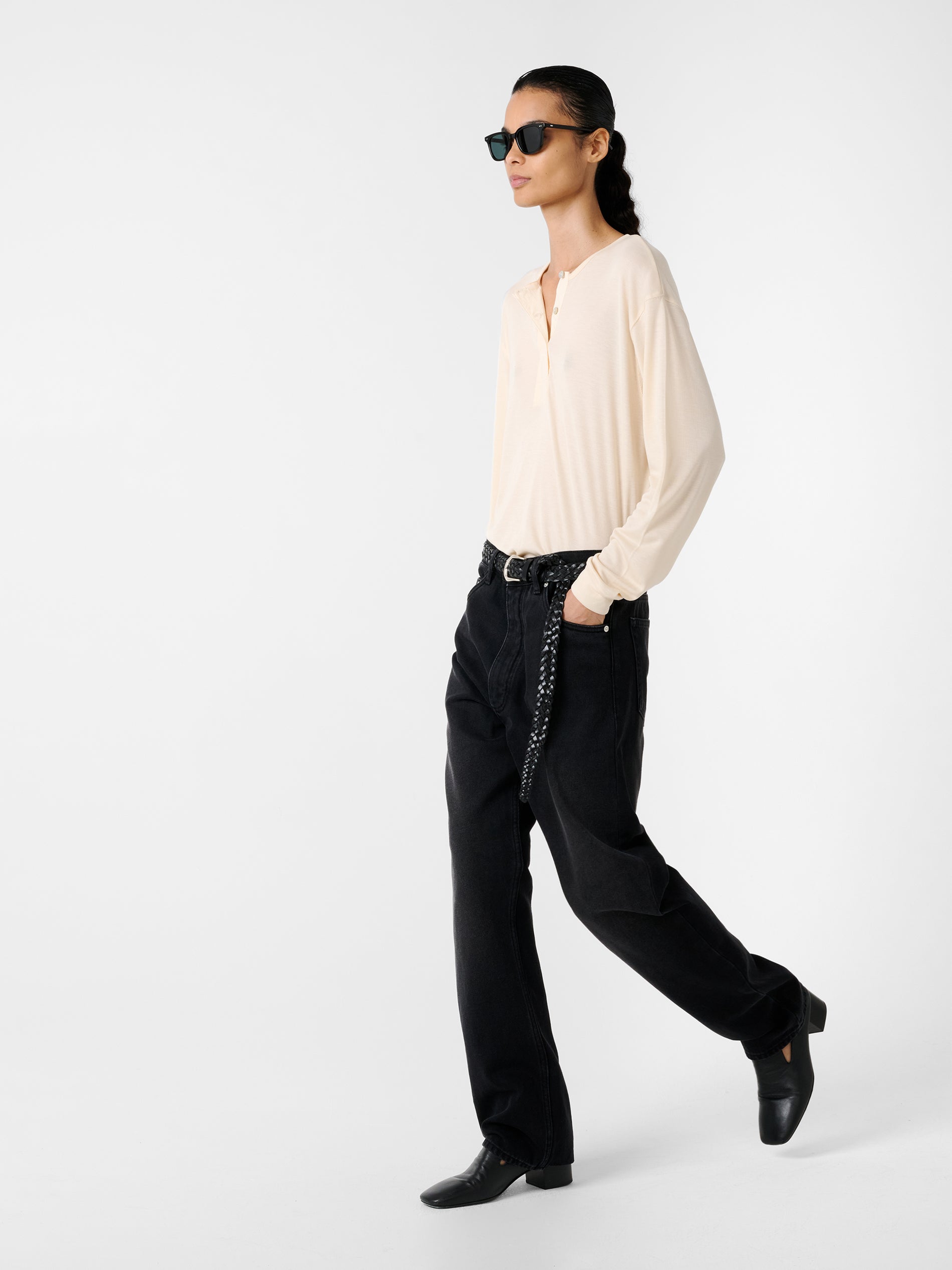 Rutas Long Sleeve Jersey in Canvas