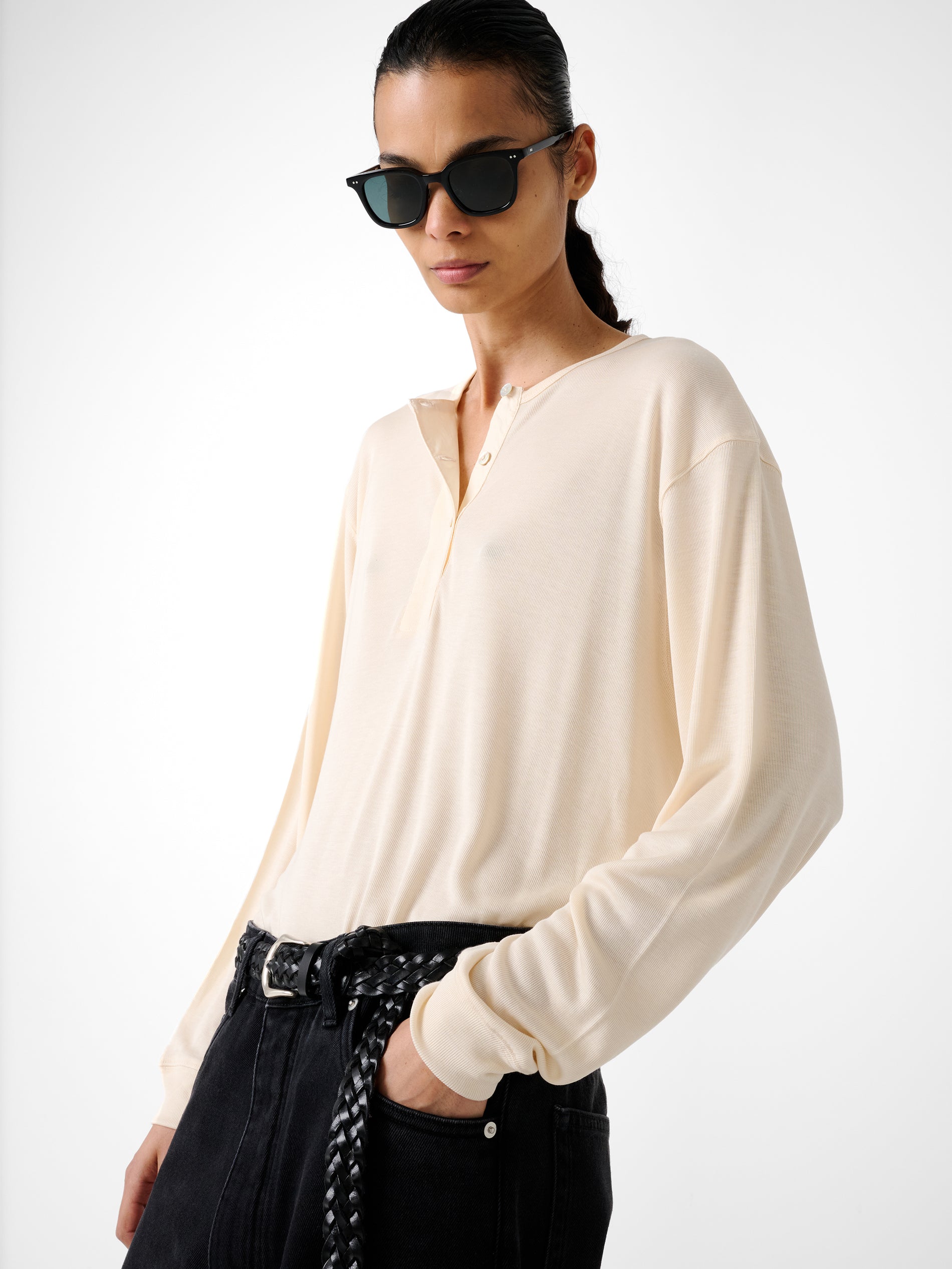 Rutas Long Sleeve Jersey in Canvas