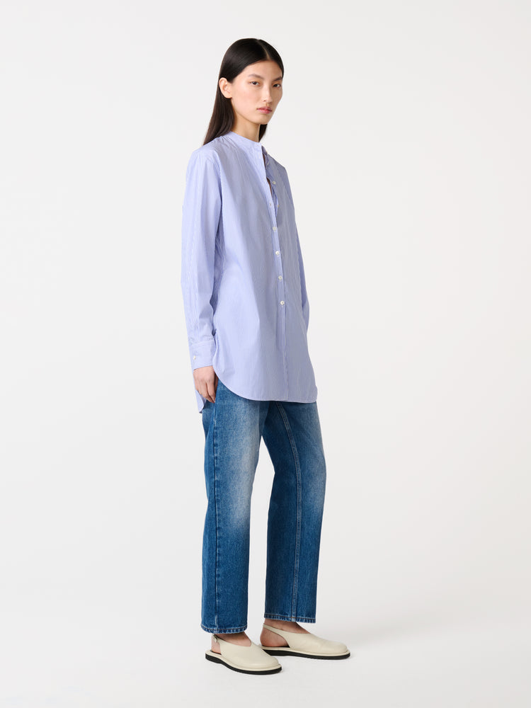 Ruthe Denim Pant in Worn Wash Indigo