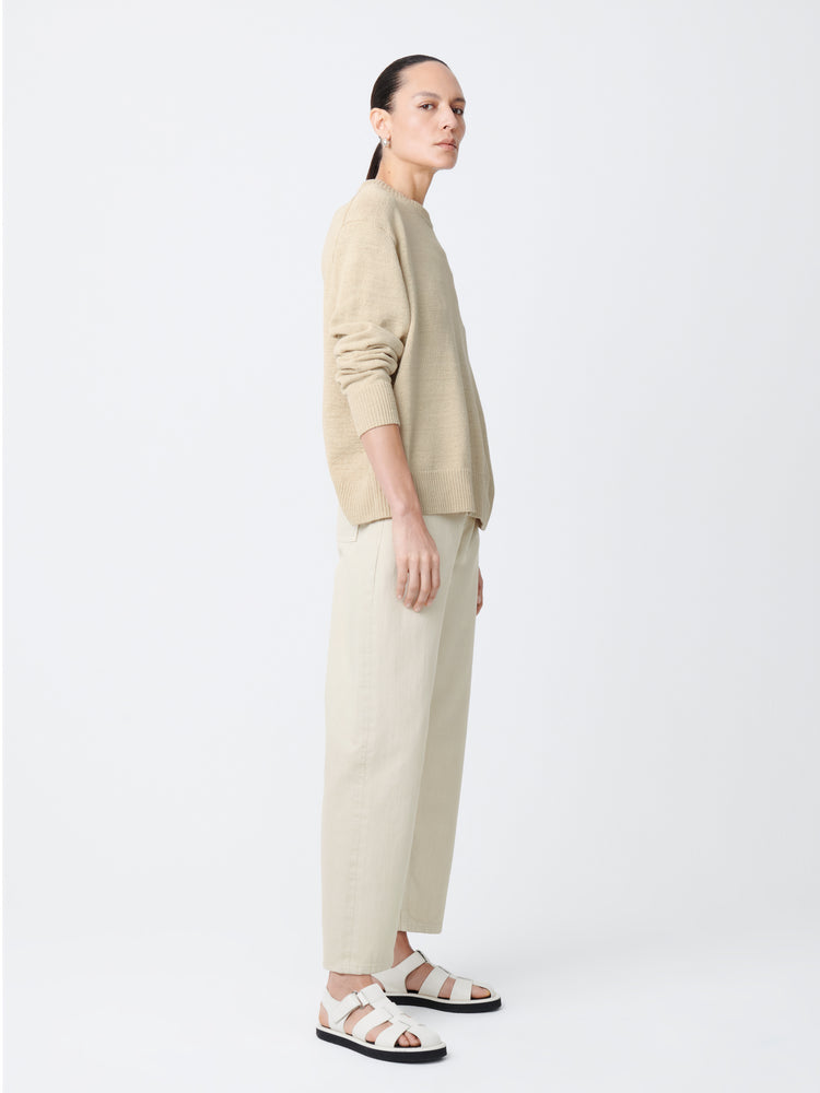 Ruthe Denim Pant in Dove