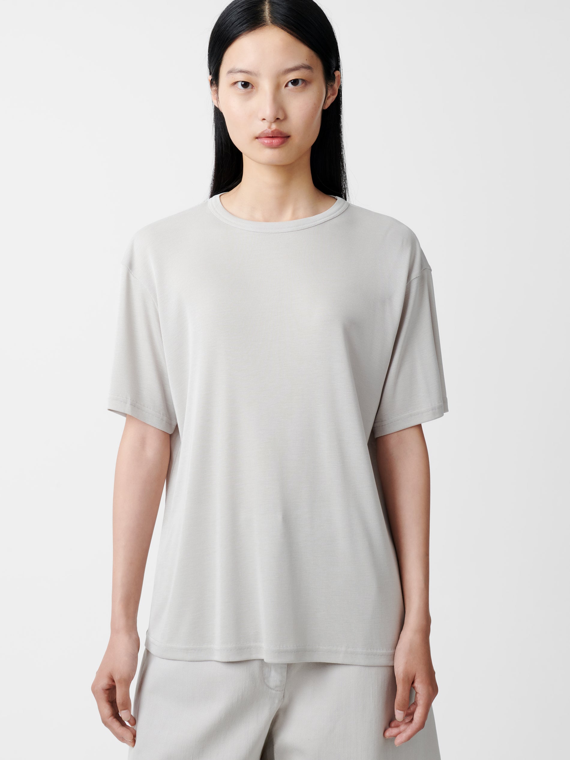 Rond T-shirt in Bone Grey - Studio Nicholson