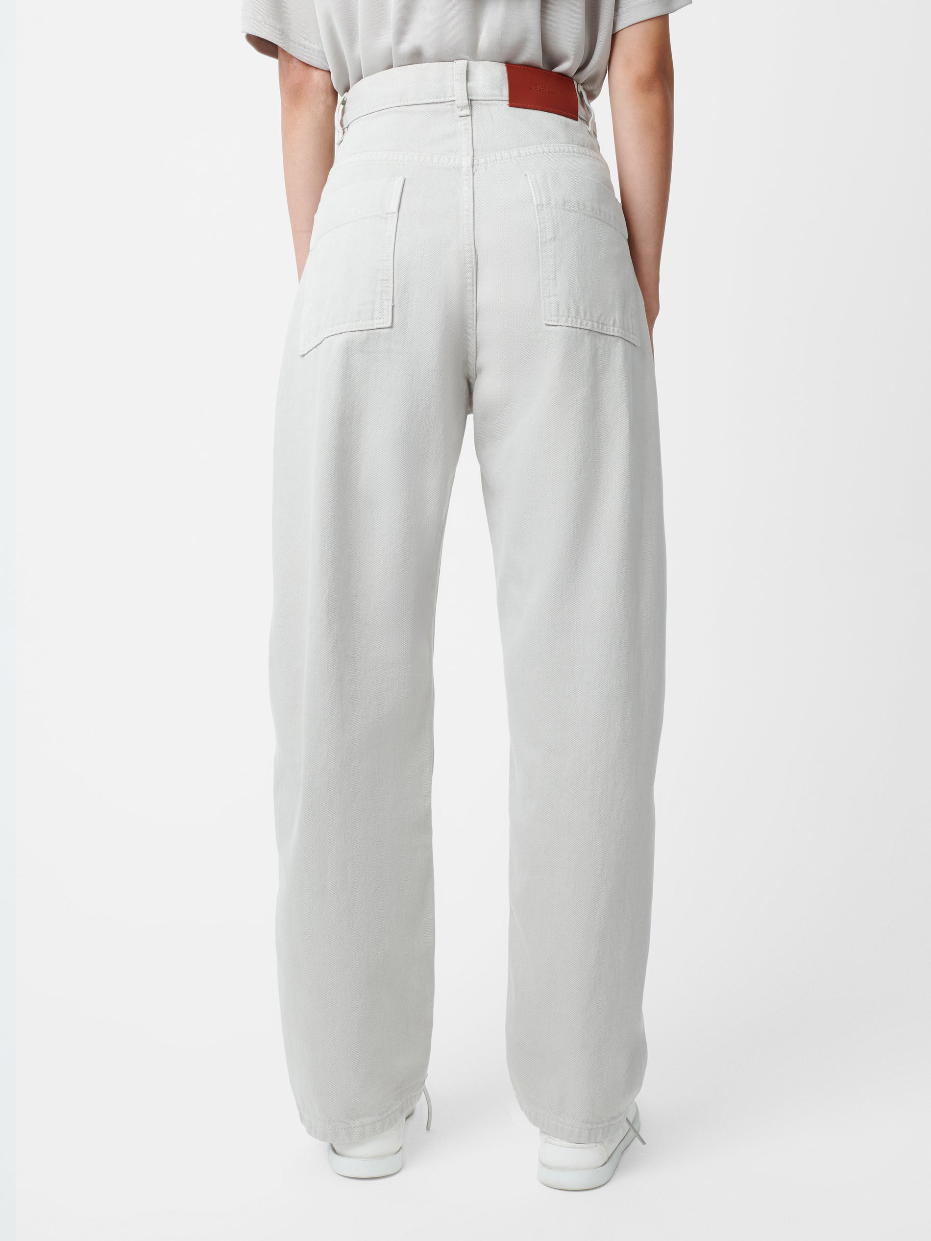 Ruthe Denim Pant in Bone Grey - Studio Nicholson