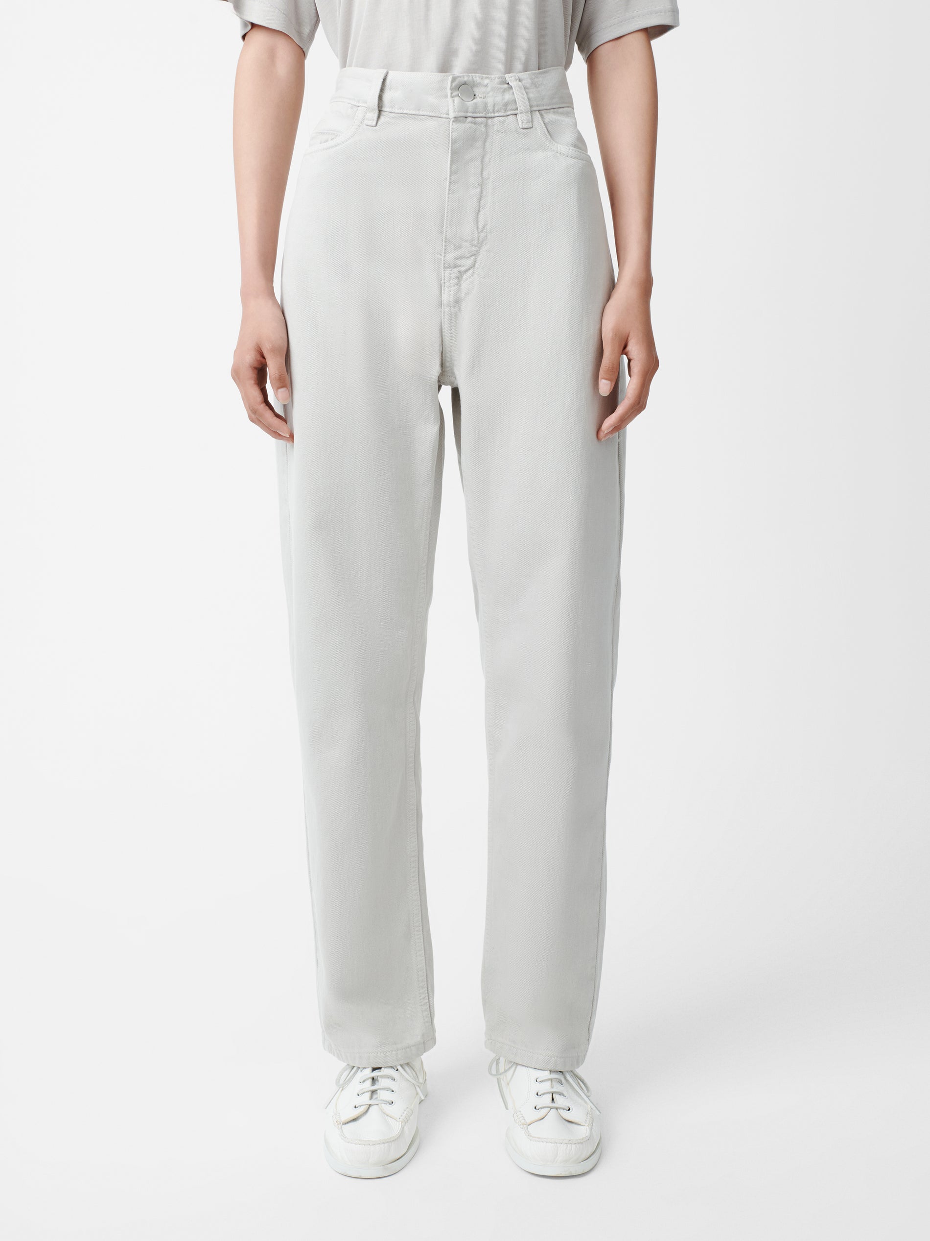 Ruthe Denim Pant in Bone Grey - Studio Nicholson