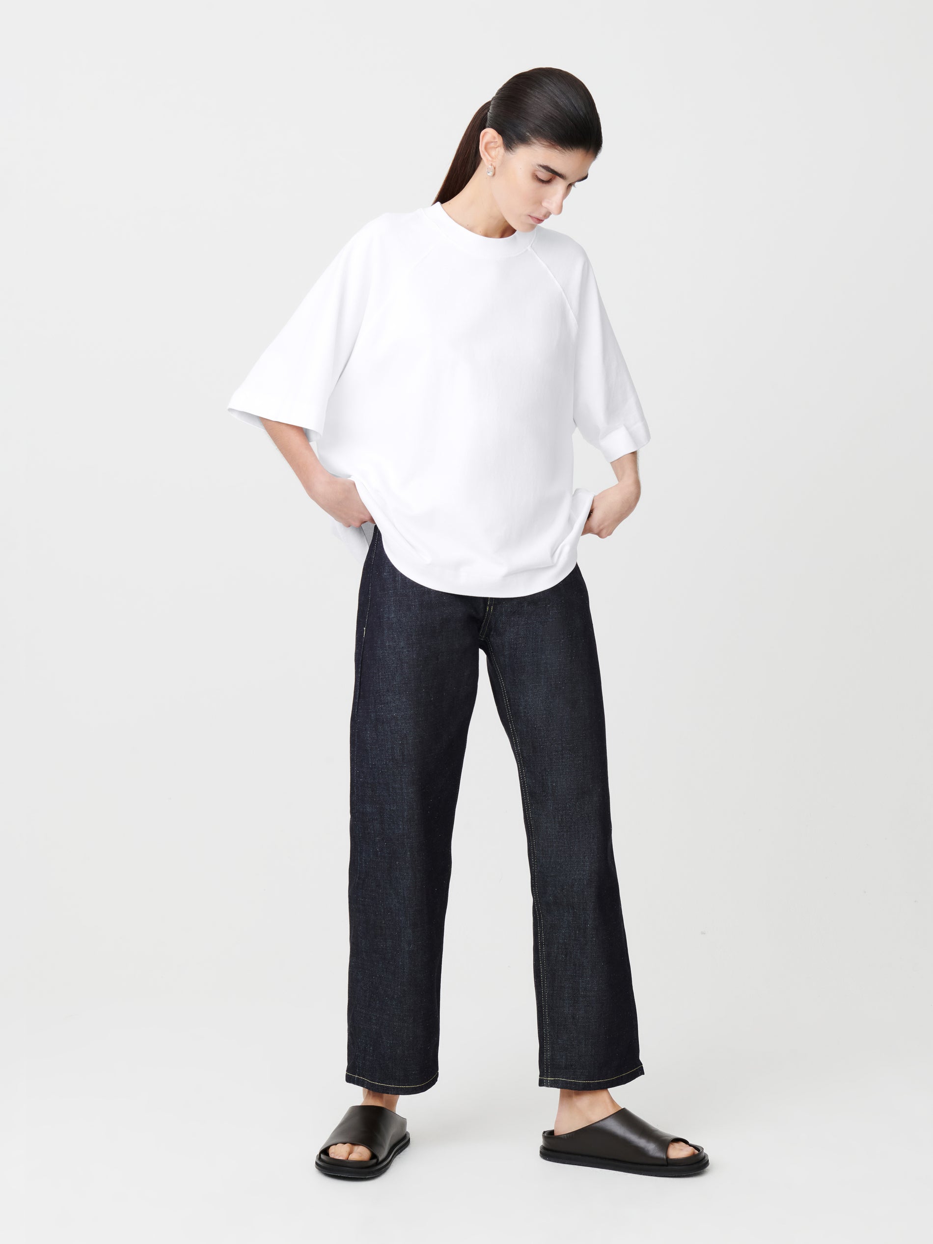 Ruthe Denim Pant in Indigo