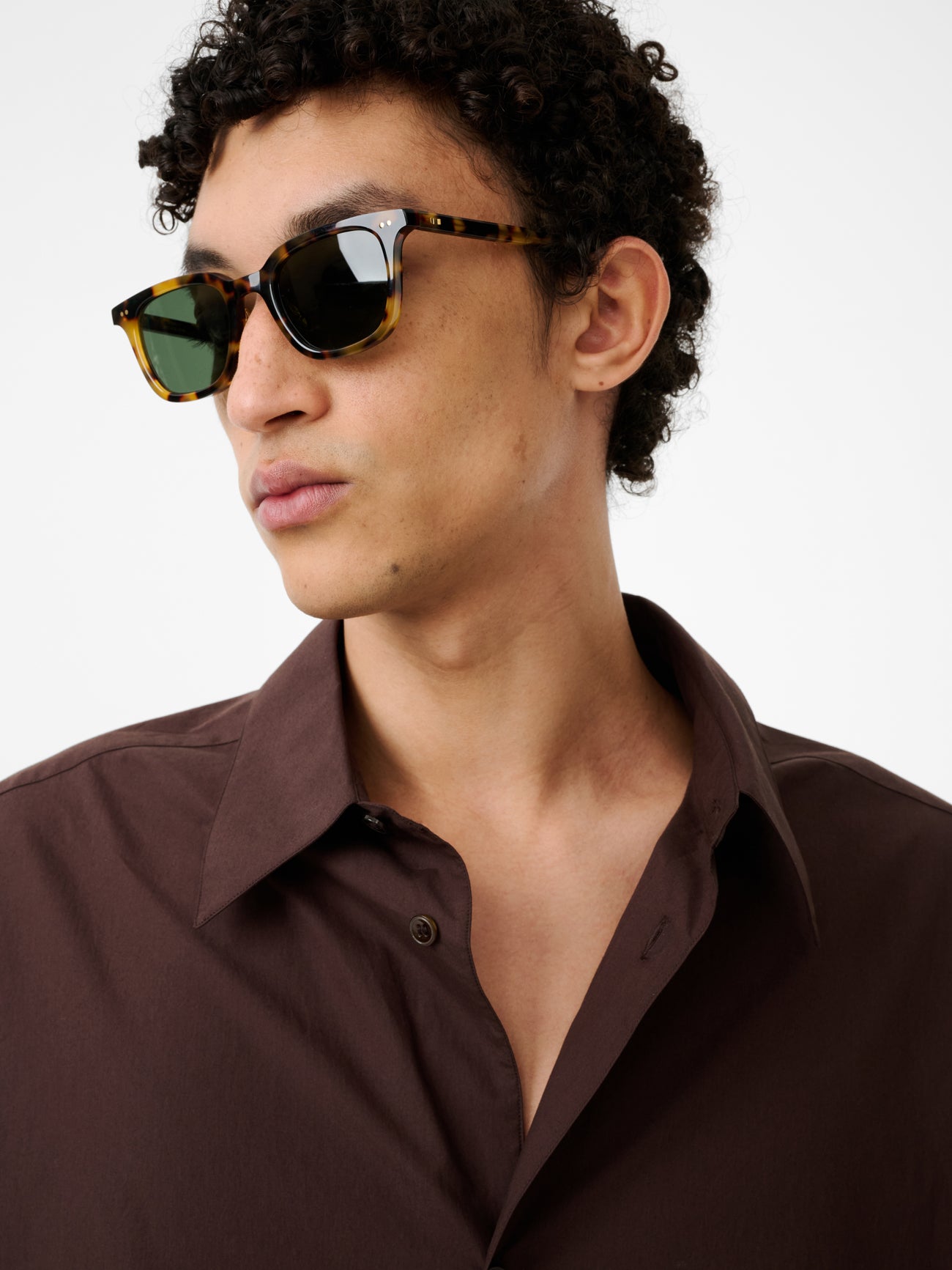 Sanko Shirt in Cocoa - Studio Nicholson